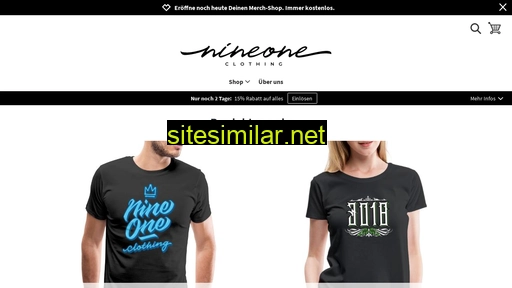 nineone-clothing.myspreadshop.ch alternative sites