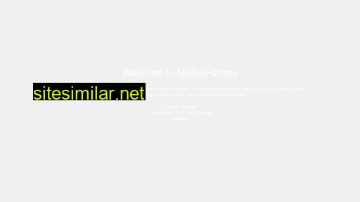 nobullfitness.ch alternative sites