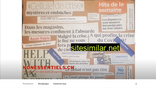 nonessentiels.ch alternative sites