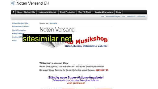 noten-versand.ch alternative sites