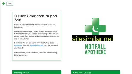 notfallapotheken.ch alternative sites