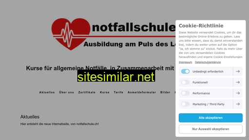 notfallschule.ch alternative sites