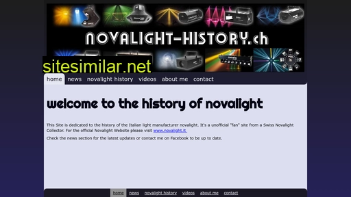 Novalight-history similar sites
