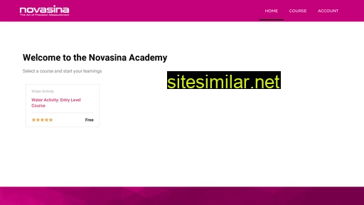 Novasina-academy similar sites