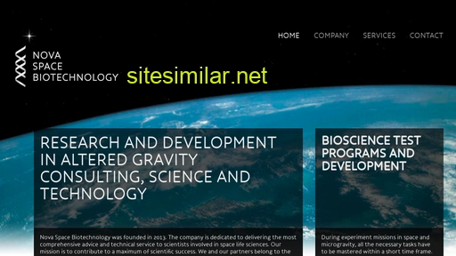 novaspacebiotech.ch alternative sites