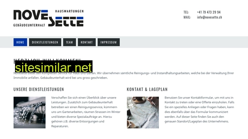novesette.ch alternative sites