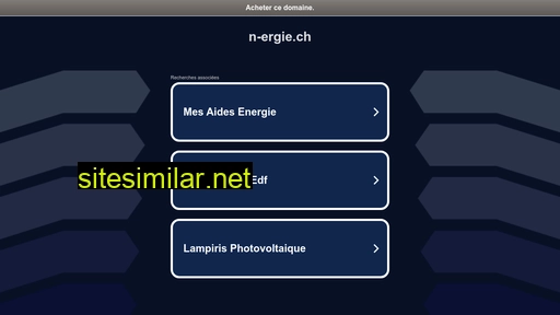 n-ergie.ch alternative sites