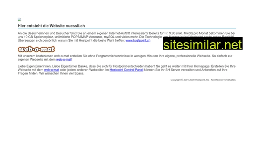 nuessli.ch alternative sites