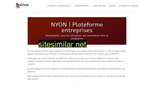 nyon-eco.ch alternative sites
