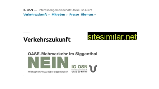 oase-siggenthal.ch alternative sites