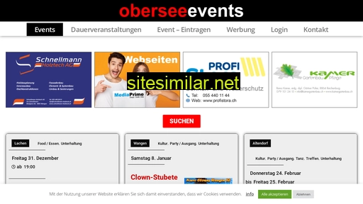 oberseeevents.ch alternative sites