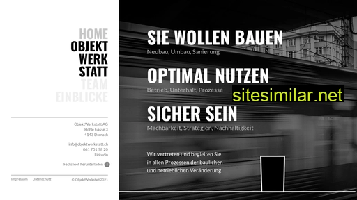 objektwerkstatt.ch alternative sites