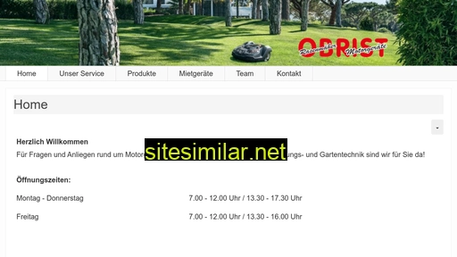 obrist-motorgeraete.ch alternative sites