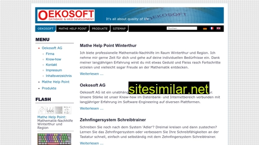 oekosoft.ch alternative sites