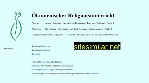 oekumenisch-wasseramt.ch alternative sites