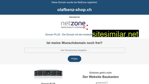 olafbenz-shop.ch alternative sites