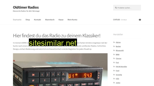 Oldtimer-radios similar sites