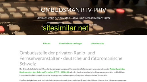 ombudsman-rtv-priv.ch alternative sites