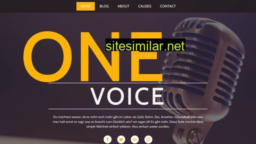 one-voice.ch alternative sites