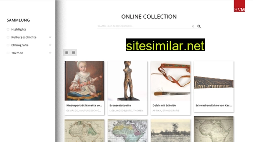 Online-collection similar sites