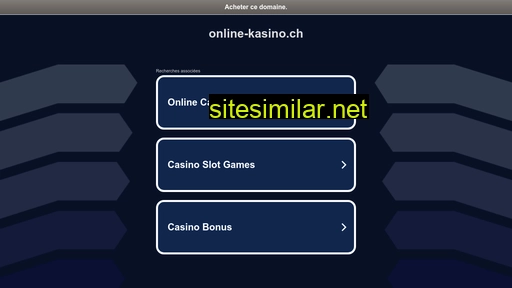 online-kasino.ch alternative sites