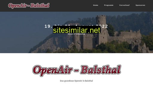 Openair-balsthal similar sites