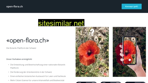 open-flora.ch alternative sites