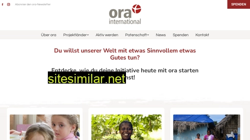 ora-international.ch alternative sites