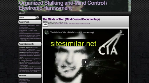 Organized-stalking-and-mind-control similar sites