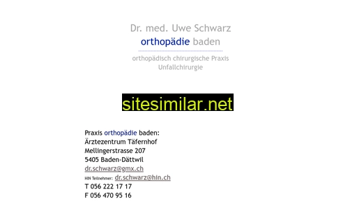 orthopaedie-baden.ch alternative sites