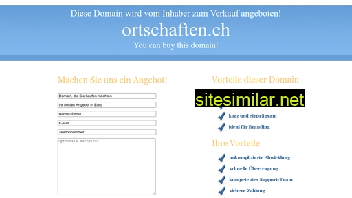 ortschaften.ch alternative sites