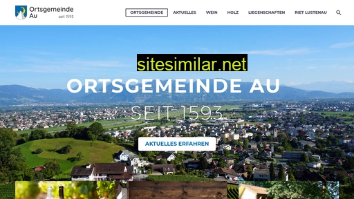ortsgemeinde-au.ch alternative sites