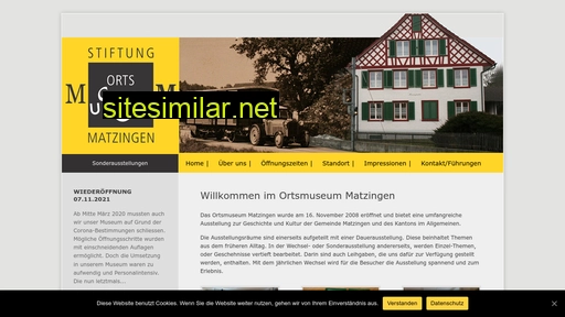 ortsmuseum-matzingen.ch alternative sites