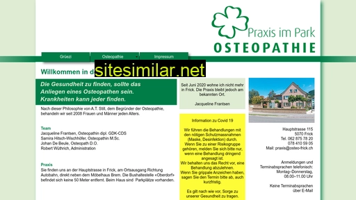 osteo-frick.ch alternative sites