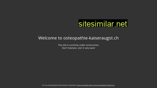 osteopathie-kaiseraugst.ch alternative sites