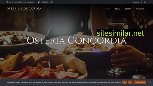 osteriaconcordia.ch alternative sites