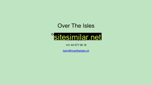 overtheisles.ch alternative sites