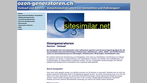 Ozon-generatoren similar sites