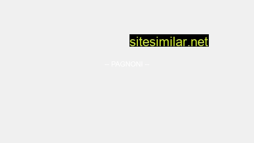 pagnoni.ch alternative sites