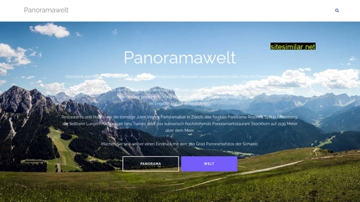 panoramawelt.ch alternative sites
