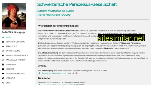 Paracelsus-gesellschaft similar sites