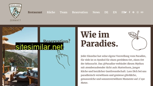 paradisezermatt.ch alternative sites