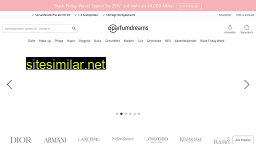 parfumdreams.ch alternative sites