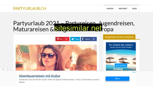 partyurlaub.ch alternative sites