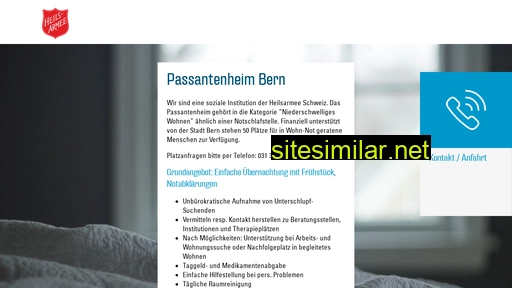 passantenheim-bern.heilsarmee.ch alternative sites