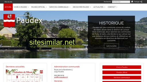 paudex.ch alternative sites