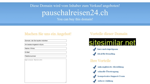 pauschalreisen24.ch alternative sites