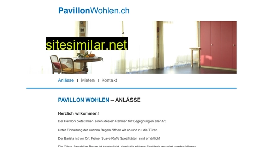 pavillonwohlen.ch alternative sites