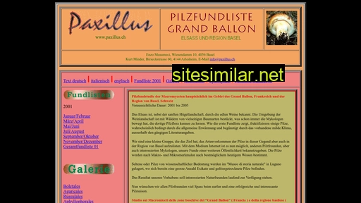 Paxillus similar sites
