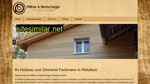 pbholzbau.ch alternative sites
